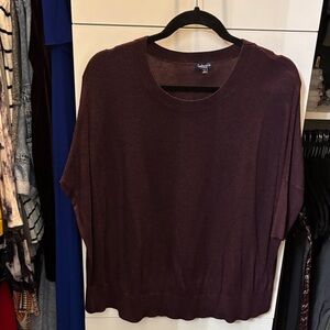 Splendid Women's Sweater in Deep Purple